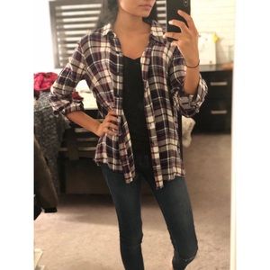 Black and white flannel